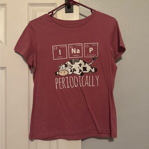 Pink Periodically Graphic T-Shirt
